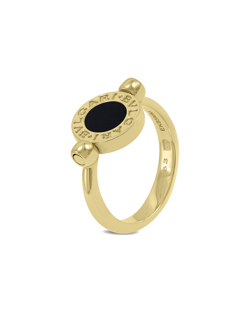 Bulgari 18K Onyx Ring