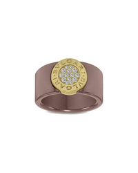Bulgari 18K 0.08 Ct. Tw. Diamond Ring No Color 6.5
