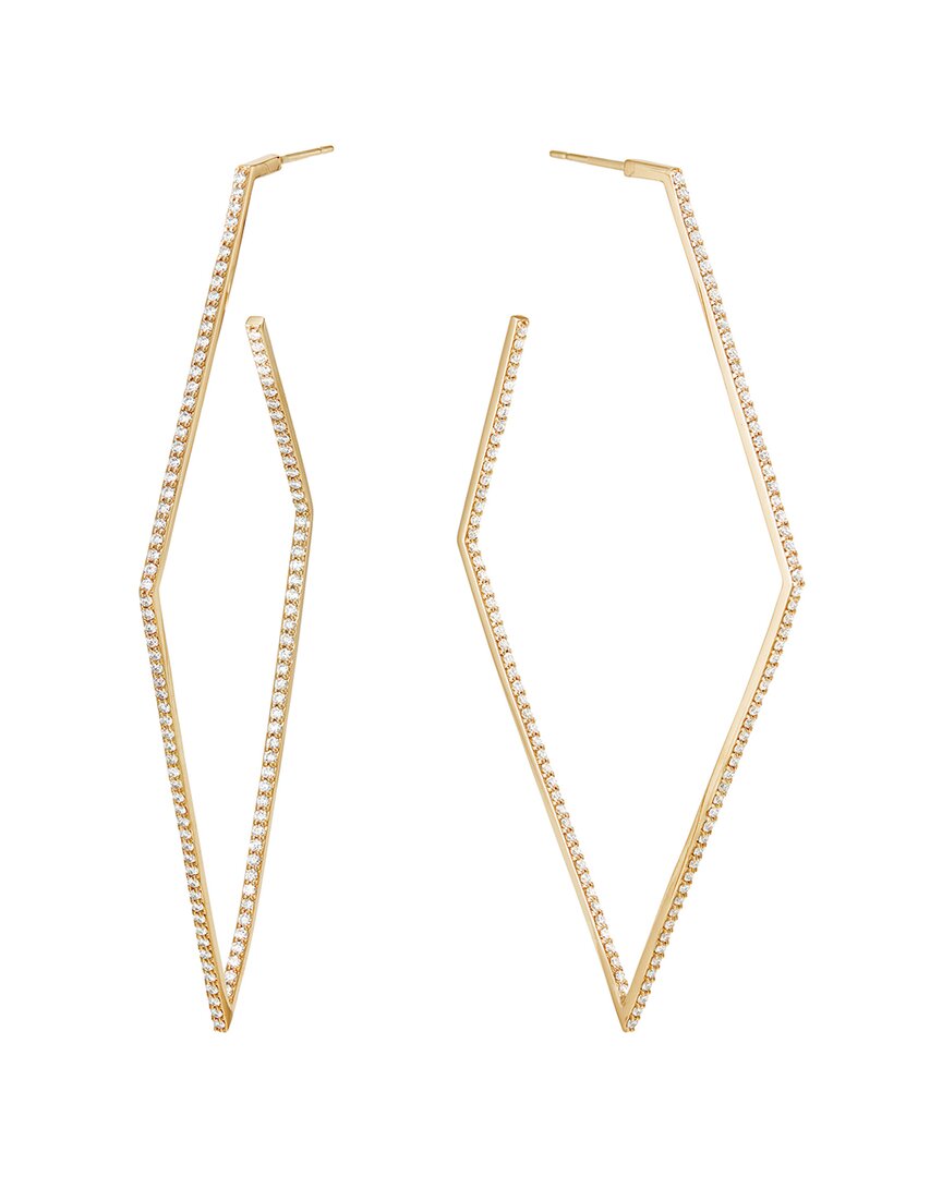 Lana Jewelry 14K 1.68 Ct. Tw. Diamond Hoops