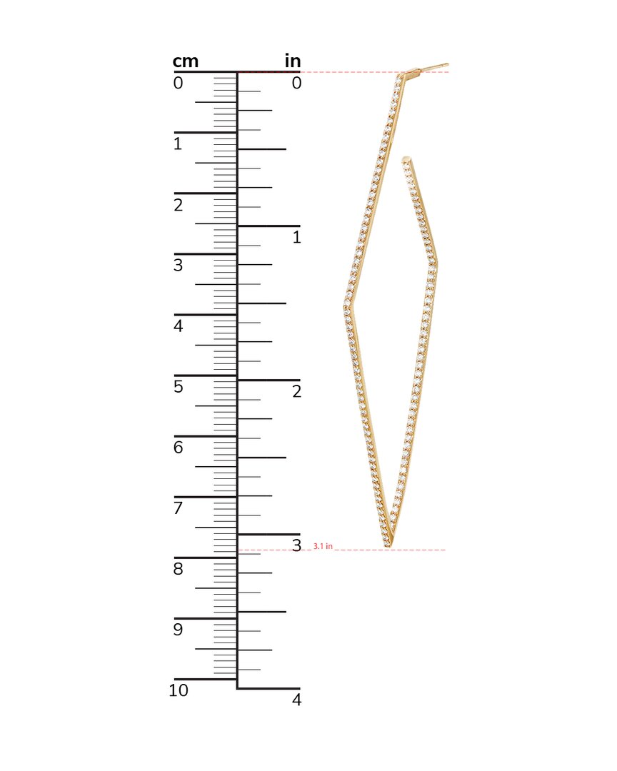 Lana Jewelry 14K 1.68 Ct. Tw. Diamond Hoops