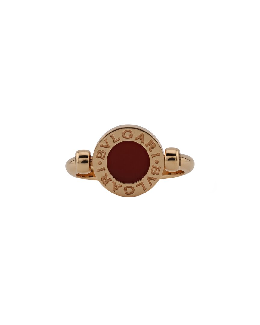 Bulgari 18K Rose Gold 1.00 Ct. Tw. Red Tourmaline Ring No Color 6.5