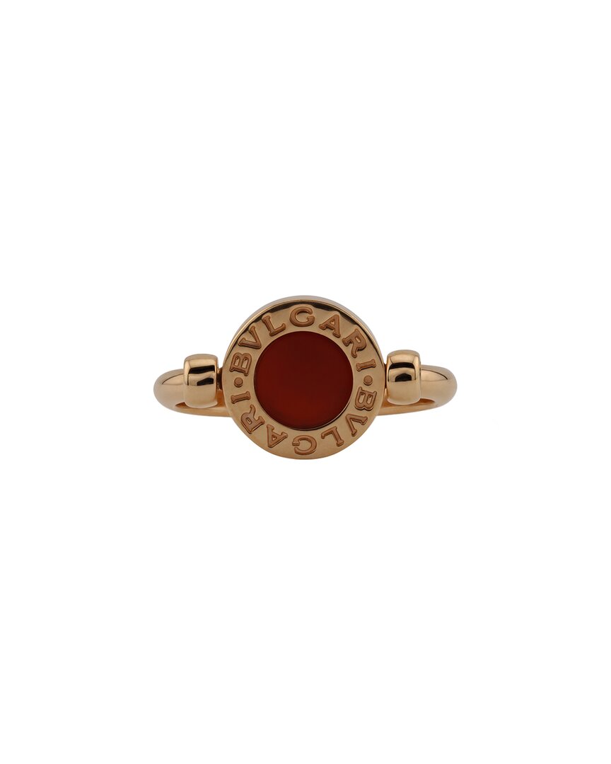Bulgari 18K Rose Gold 1.00 Ct. Tw. Red Tourmaline Ring No Color 7.5