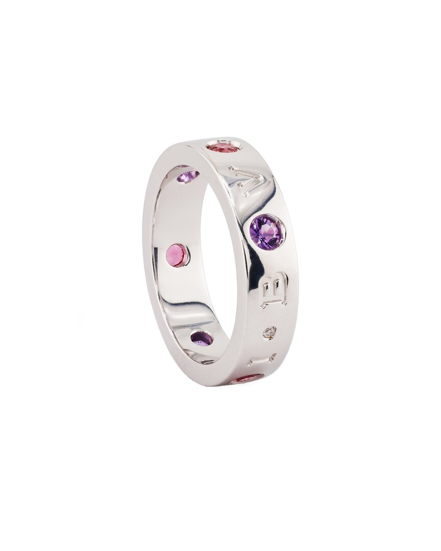 Bulgari 18K 0.15 Ct. Tw. Diamond & Amethyst Ring