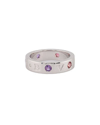 Bulgari 18K 0.15 Ct. Tw. Diamond & Amethyst Ring No Color 7.5