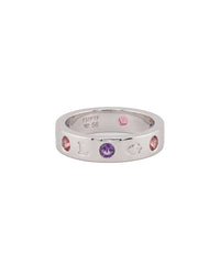 Bulgari 18K 0.15 Ct. Tw. Diamond & Amethyst Ring