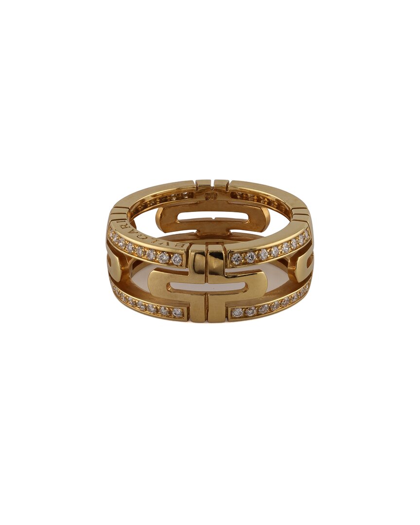 Bulgari Parentesi 18K Rose Gold 0.40 Ct. Tw. Diamond Ring No Color