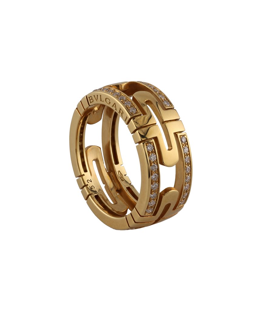 Bulgari Parentesi 18K Rose Gold 0.40 Ct. Tw. Diamond Ring