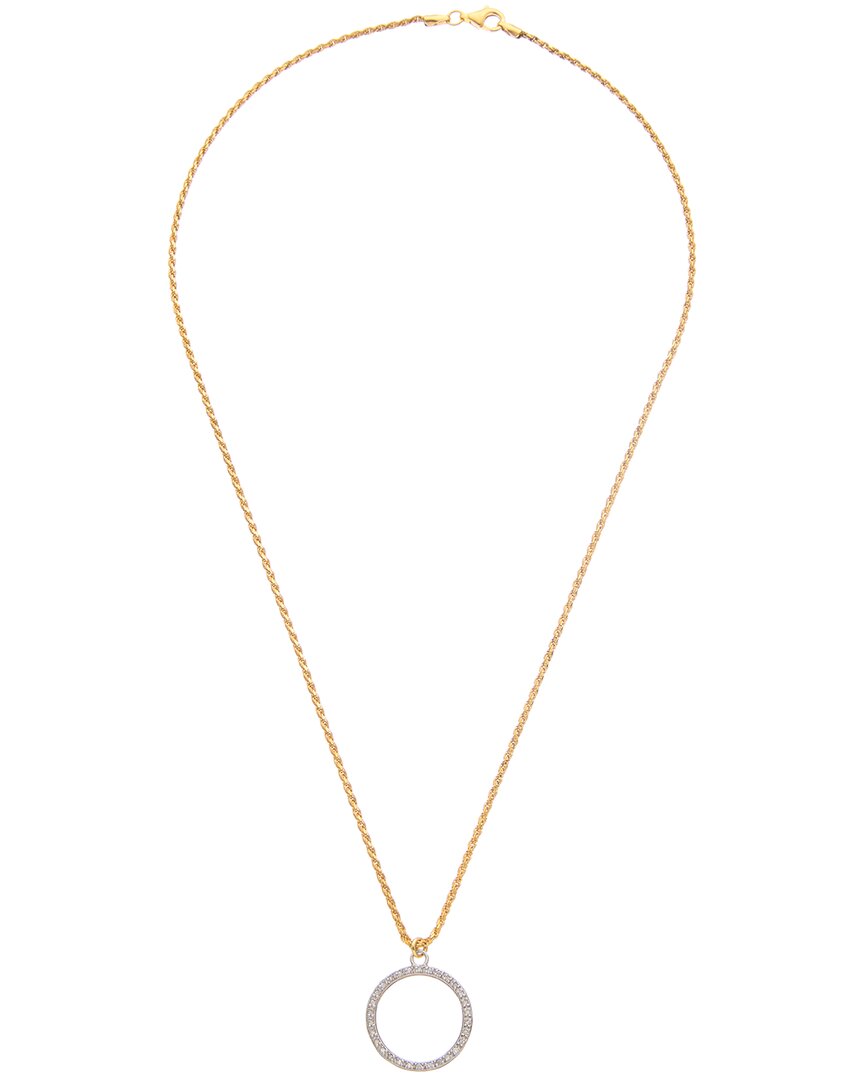 Meshmerise Meshmerise 18K 0.20 Ct. Tw. Diamond Chain Necklace