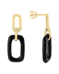 Effy Fine Jewelry 14K 8.18 Ct. Tw. Onyx Earrings