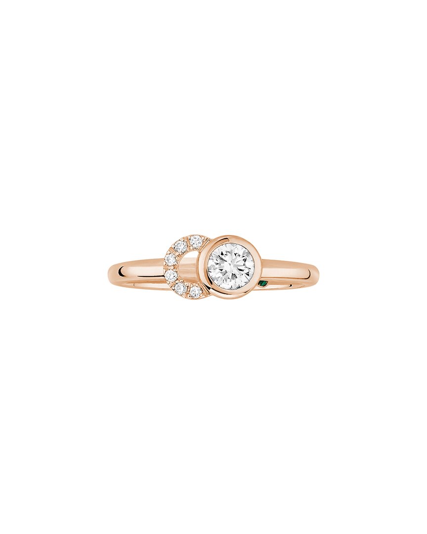 Courbet 18K 0.35 Ct. Tw. Lab Grown Diamond Ring No Color 5
