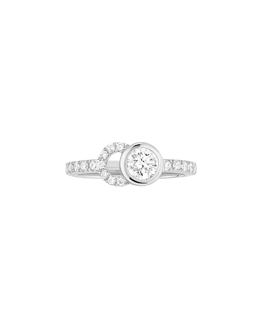 Courbet 18K 0.65 Ct. Tw. Lab Grown Diamond Ring No Color 6.5
