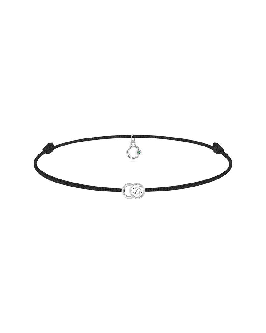 Courbet 18K 0.15 Ct. Tw. Lab Grown Diamond Let's Commit Bracelet No Color