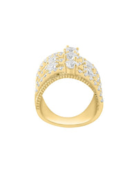 Effy Fine Jewelry Gold Over Silver 2.92 Ct. Tw. Lab-Grown Diamond Ring