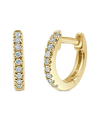 Sabrina Designs 14K 0.05 Ct. Tw. Diamond Huggie Earrings