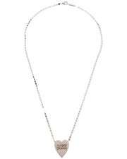 Lana Jewelry 14K 0.09 Ct. Tw. Diamond Boss Heart Necklace