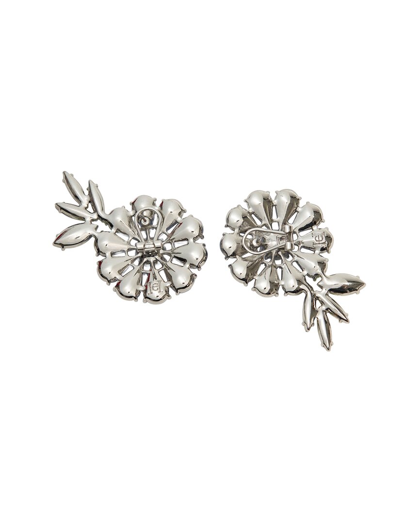 Carolina Herrera Cz Crystal Daisy Earrings