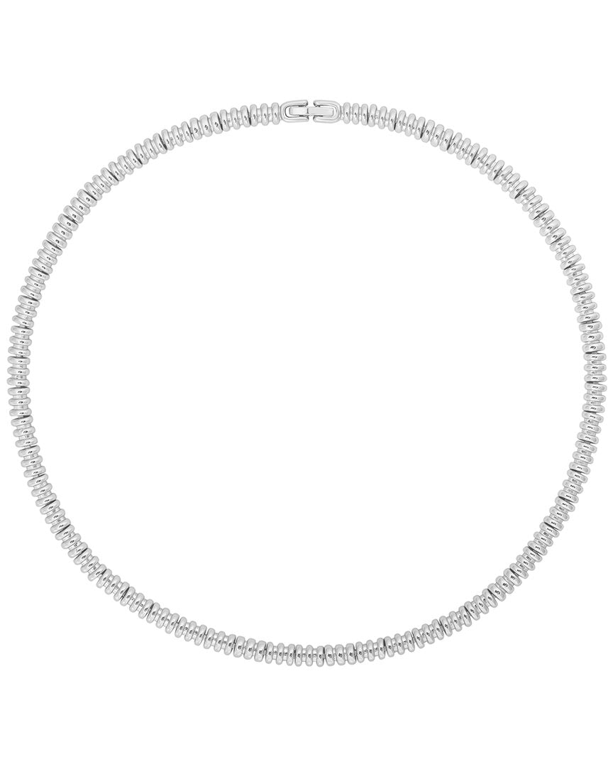 Electric Picks Silver Plated Bronx Necklace