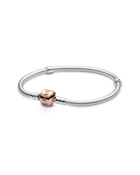 Pandora Pandora Moments 14K Rose Gold & Silver Bracelet