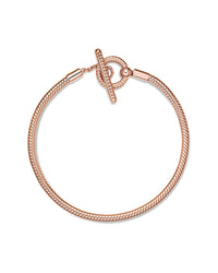 Pandora Moments 14K Rose Gold Plated Bracelet