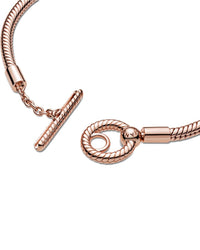 Pandora Moments 14K Rose Gold Plated Bracelet