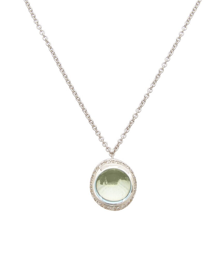 Marco Bicego Pianeti 18K 0.23 Ct. Tw. Blue Topaz Collar Necklace
