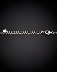 18K Italian Gold Over Silver 0.20 Ct. Tw. Diamond Initial Necklace (A-Z)