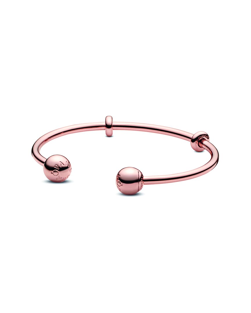 Pandora Moments 14K Rose Gold Plated Bangle Bracelet