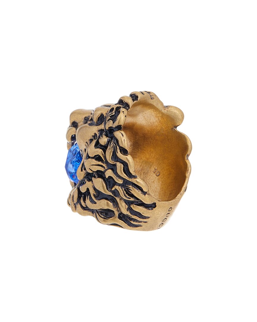 Gucci Feline Blue Crystal Ring