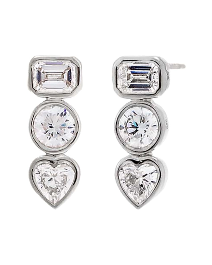 By Adina Eden 14K 1.51 Ct. Tw. Lab-Grown Diamond Earrings White Gold