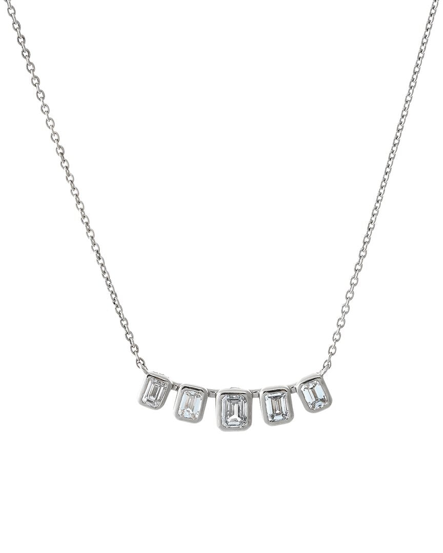 By Adina Eden 14K 0.80 Ct. Tw. Lab-Grown Diamond Necklace White Gold