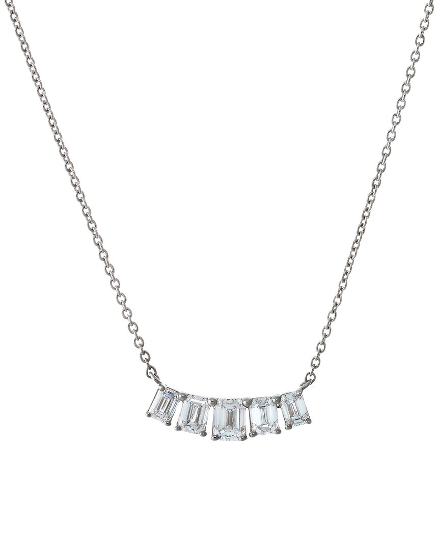 By Adina Eden 14K 0.80 Ct. Tw. Lab-Grown Diamond Necklace White Gold