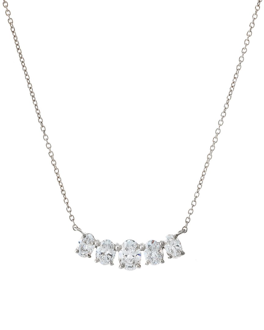 By Adina Eden 14K 0.79 Ct. Tw. Lab-Grown Diamond Necklace White Gold