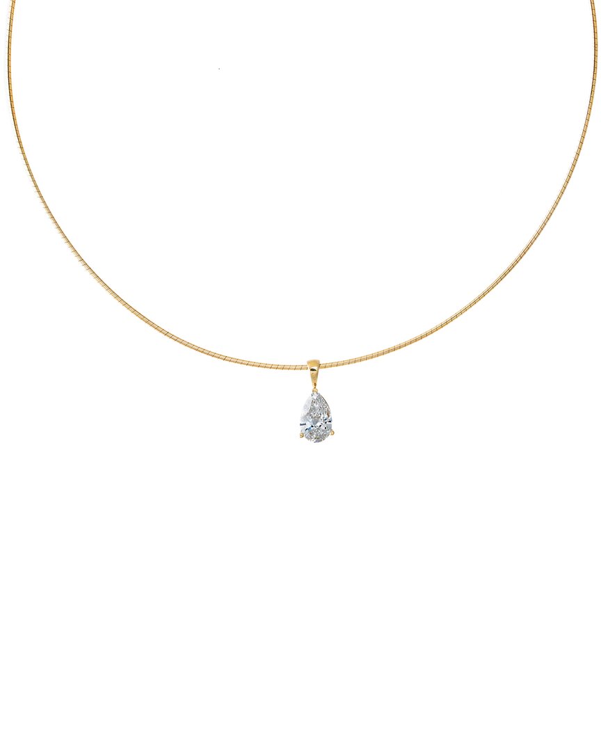 By Adina Eden 14K 3.00 Ct. Tw. Lab-Grown Diamond Necklace Gold