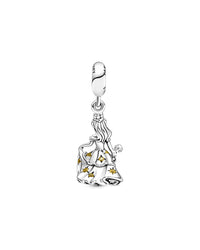 Pandora Silver Disney Belle Dangle Charm