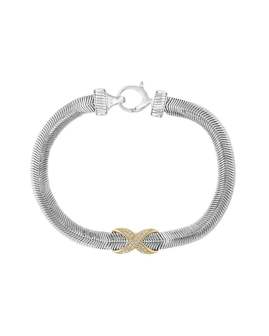 Effy Fine Jewelry Silver 0.18 Ct. Tw. Diamond Bracelet