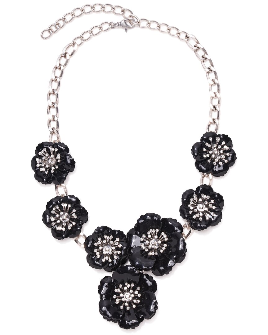 Carolina Herrera Cz Flower Necklace No Color