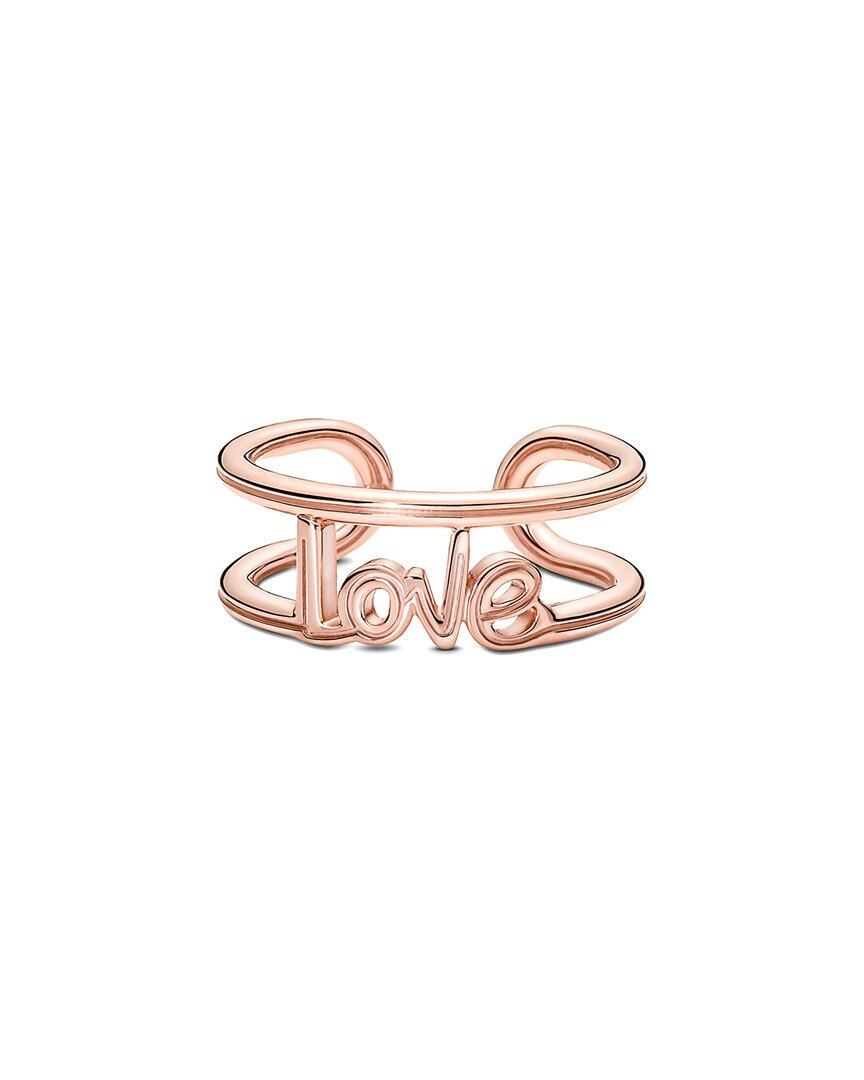 Pandora 14K Rose Gold Plated Me Ring