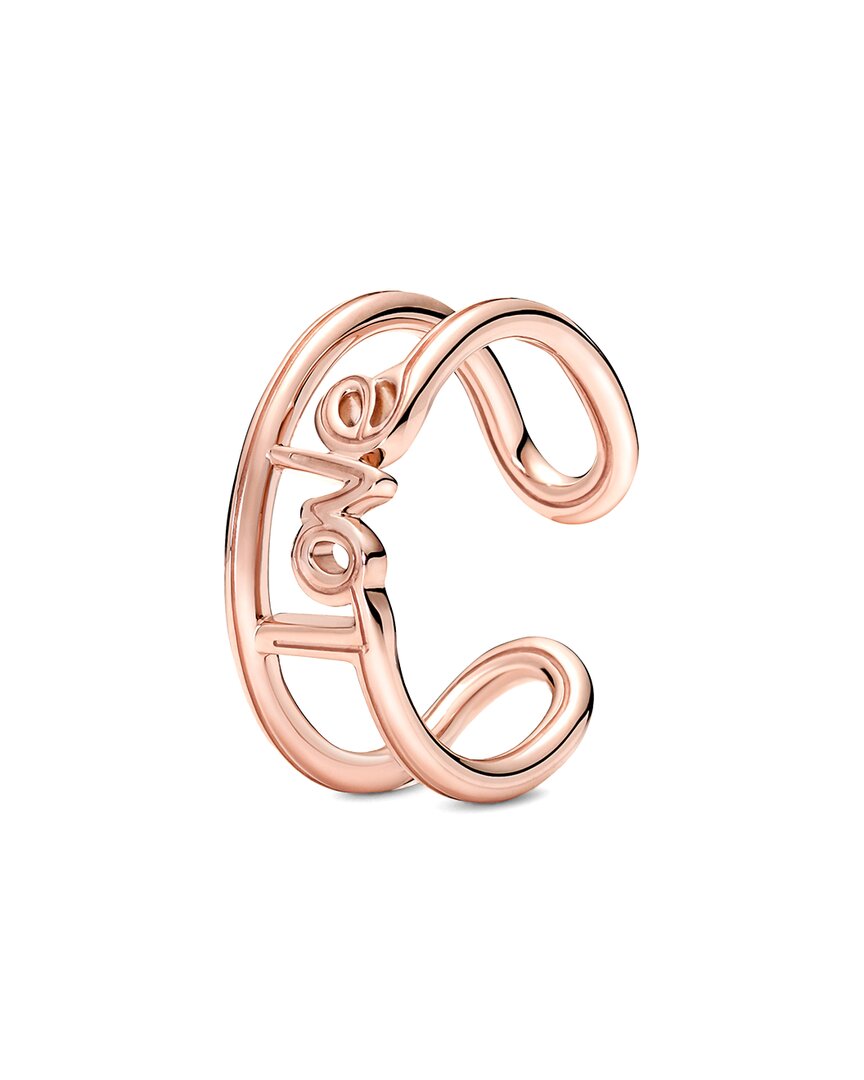 Pandora 14K Rose Gold Plated Me Ring