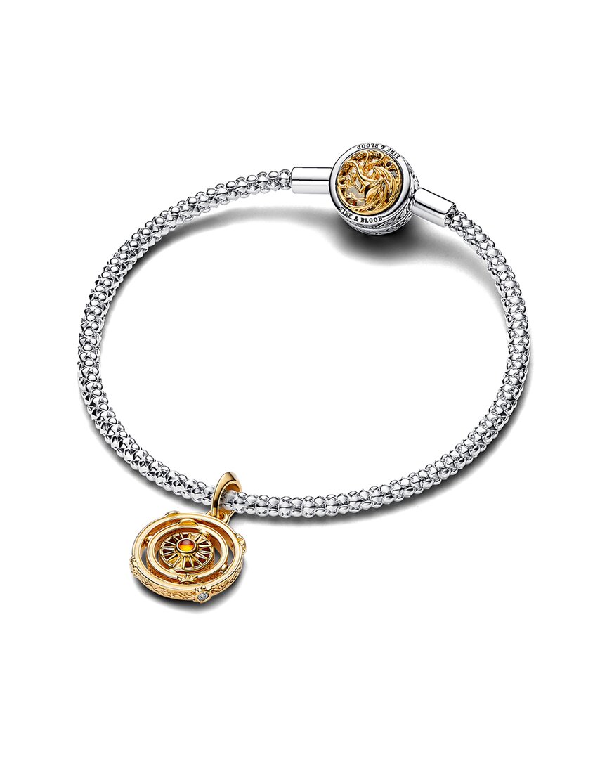 Pandora 14K Plated Cz Game Of Thrones Charm