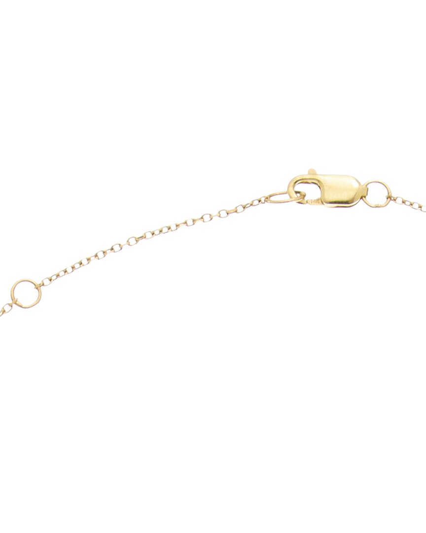 Anzie 14K Turquoise Aztec Pendant Necklace