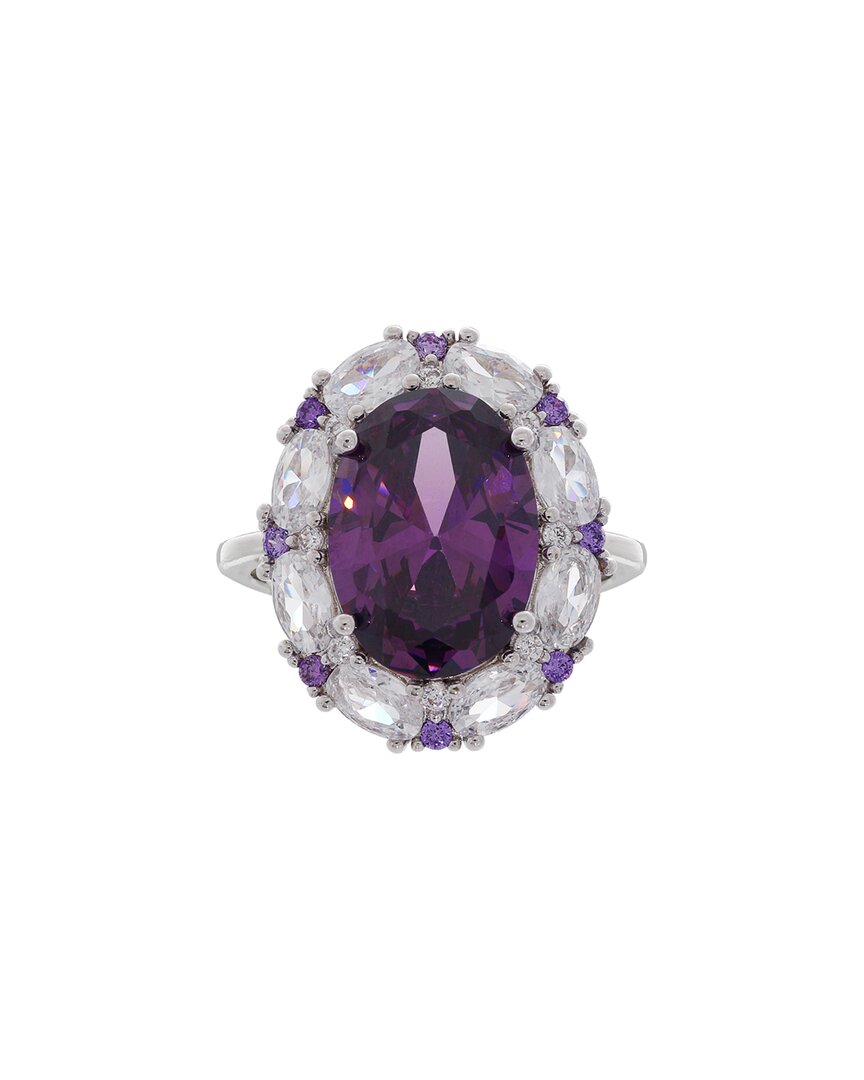 JANKUO Jankuo Plated Cz Cocktail Ring