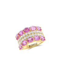 Effy Fine Jewelry Gold Over Silver 5.18 Ct. Tw. Lab-Grown Diamond & Lab-Grown