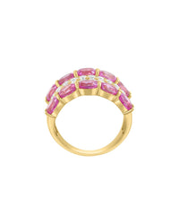 Effy Fine Jewelry Gold Over Silver 5.18 Ct. Tw. Lab-Grown Diamond & Lab-Grown