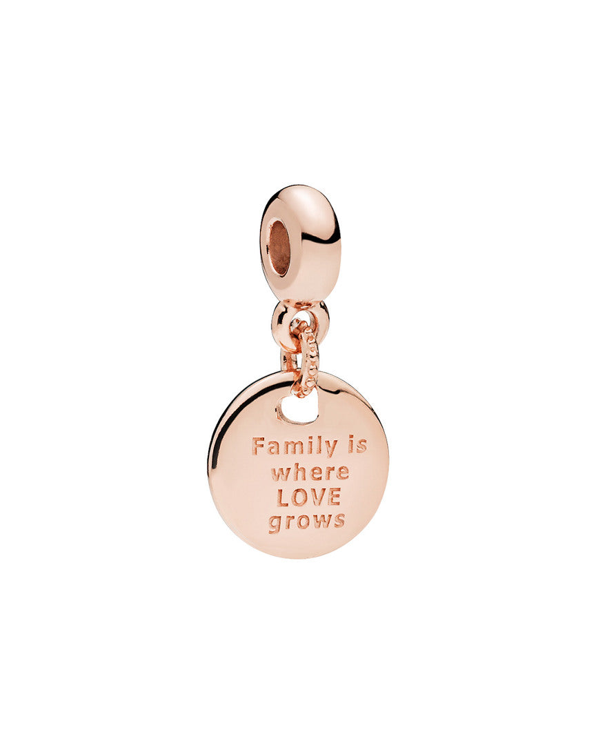 Pandora Essence Rose Family Roots Dangle Charm