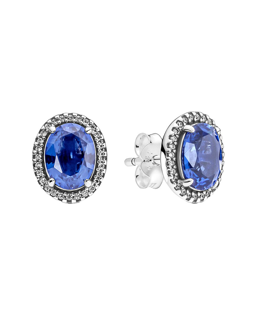 Pandora Timeless Silver Cz Stud Earrings
