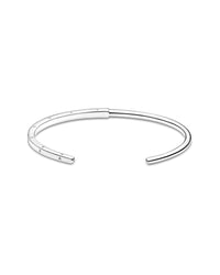 Pandora Signature Silver Bangle Bracelet