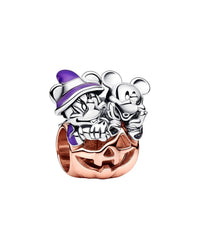 Pandora X Disney Silver & 14K Rose Gold Plated Charm