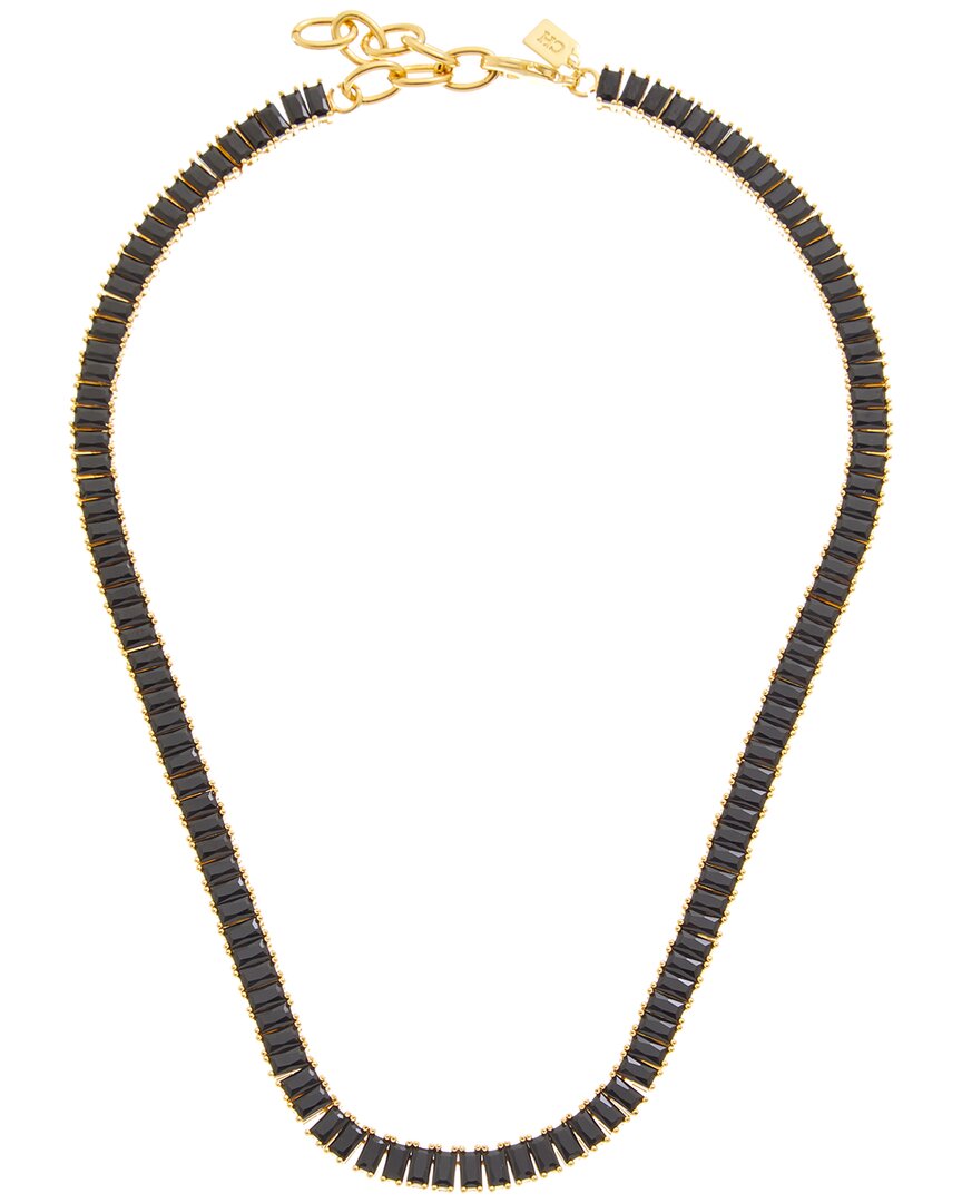 Crystal Haze 18K Plated Cz Statement Necklace