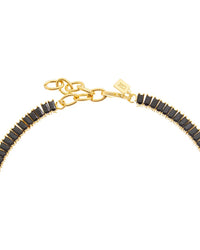 Crystal Haze 18K Plated Cz Statement Necklace