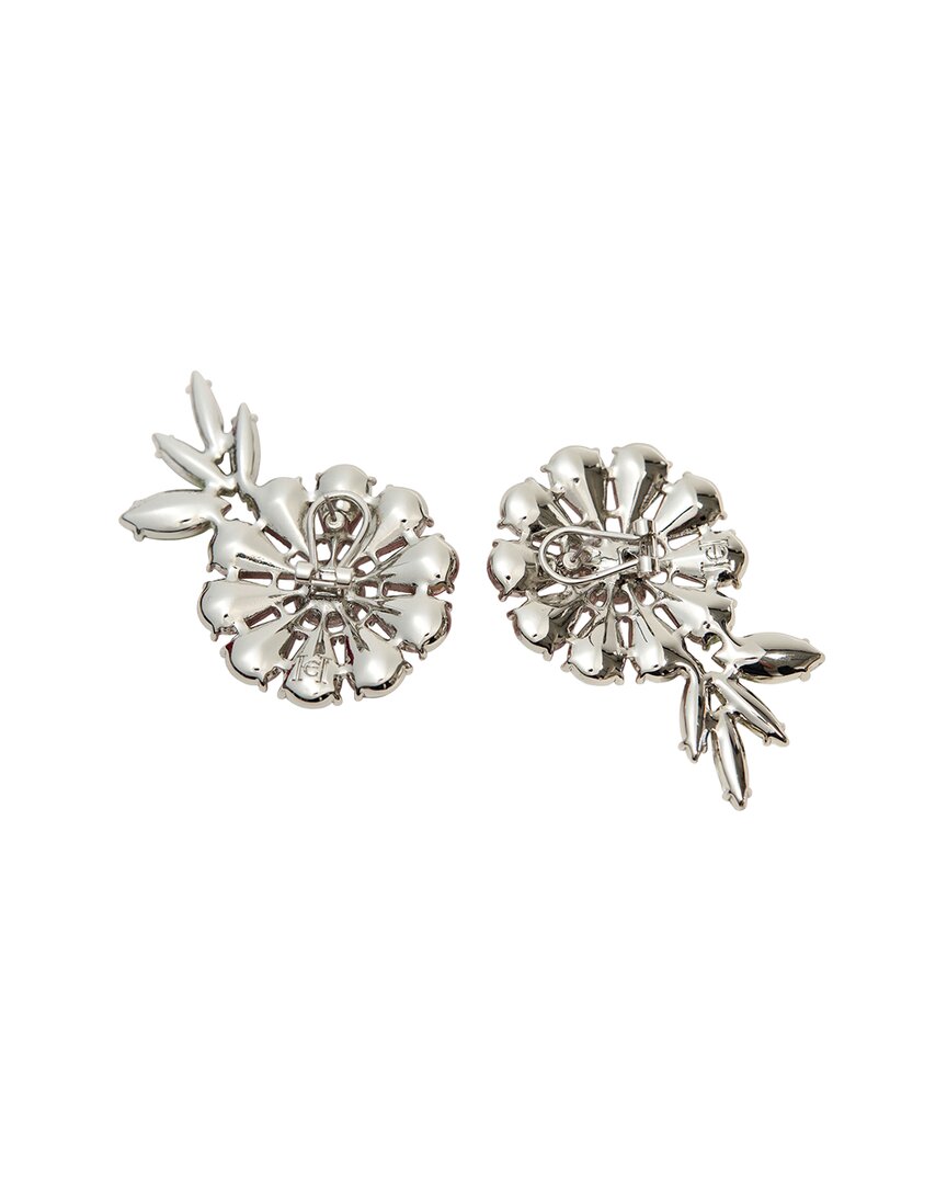 Carolina Herrera Cz Crystal Daisy Earrings